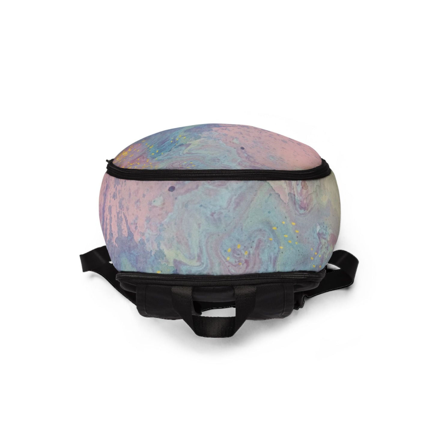Pastel Rainbow & Gold Watercolor Backpack