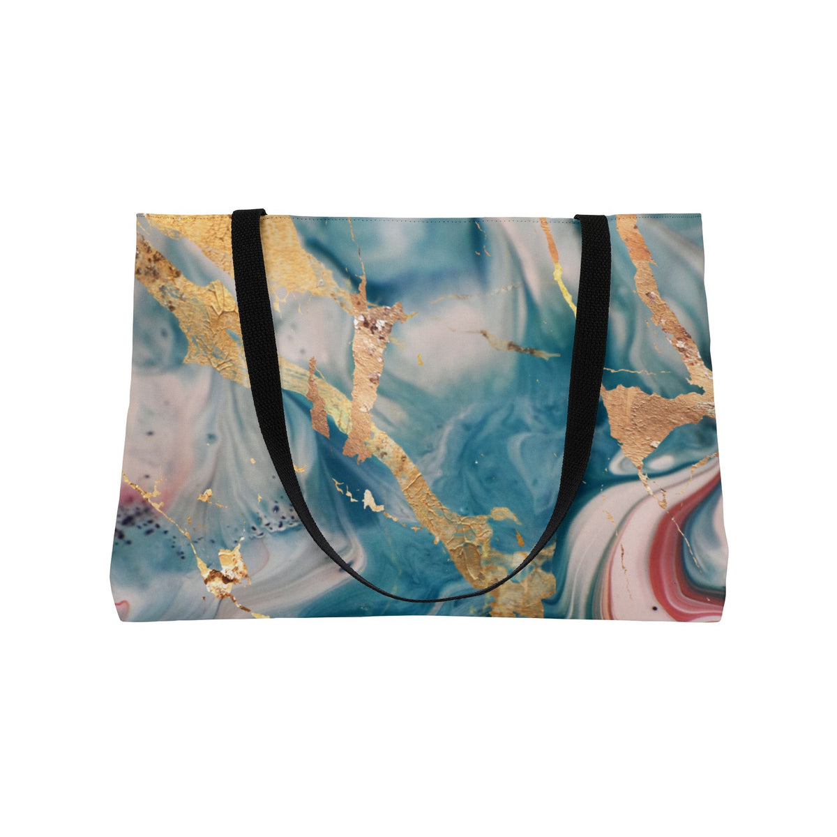 Mystic Gold Foil Weekender Tote Bag