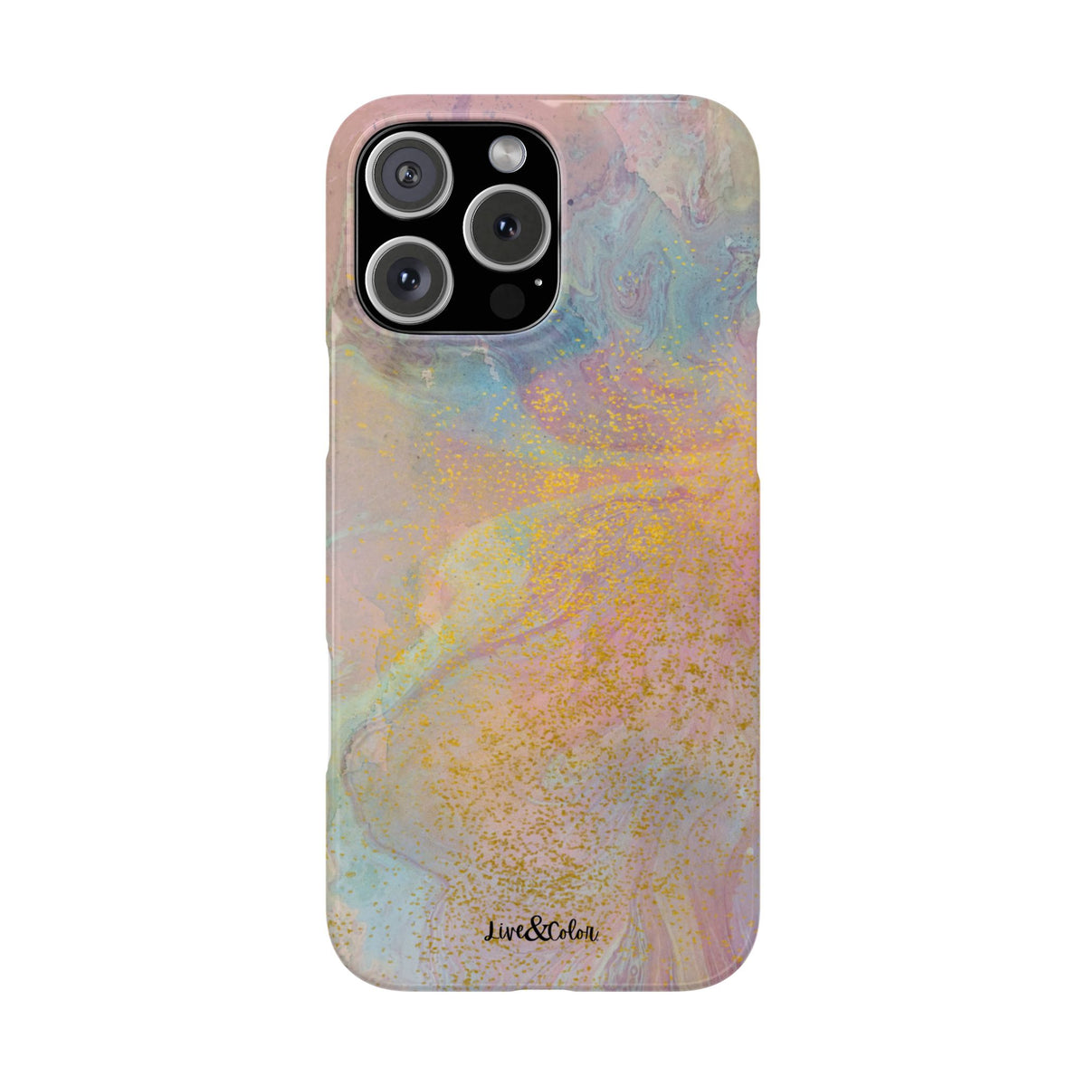 Pastel Abstract Watercolor Slim Phone Case