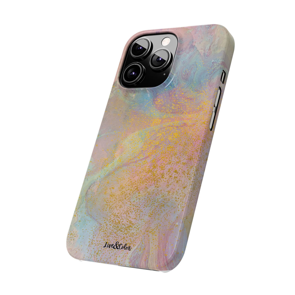 Pastel Abstract Watercolor Slim Phone Case