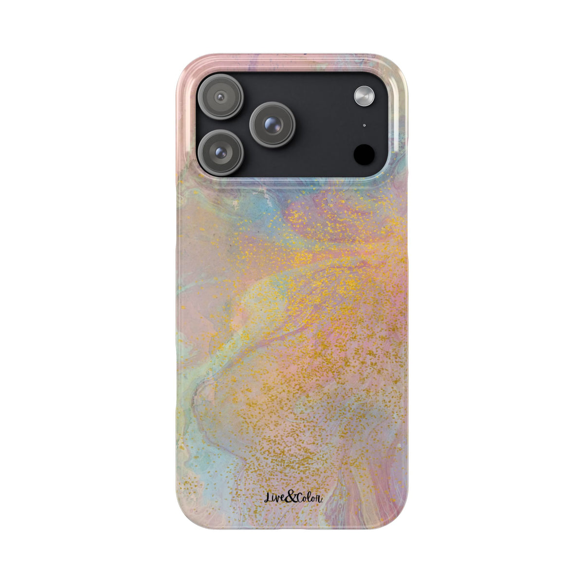 Pastel Abstract Watercolor Slim Phone Case