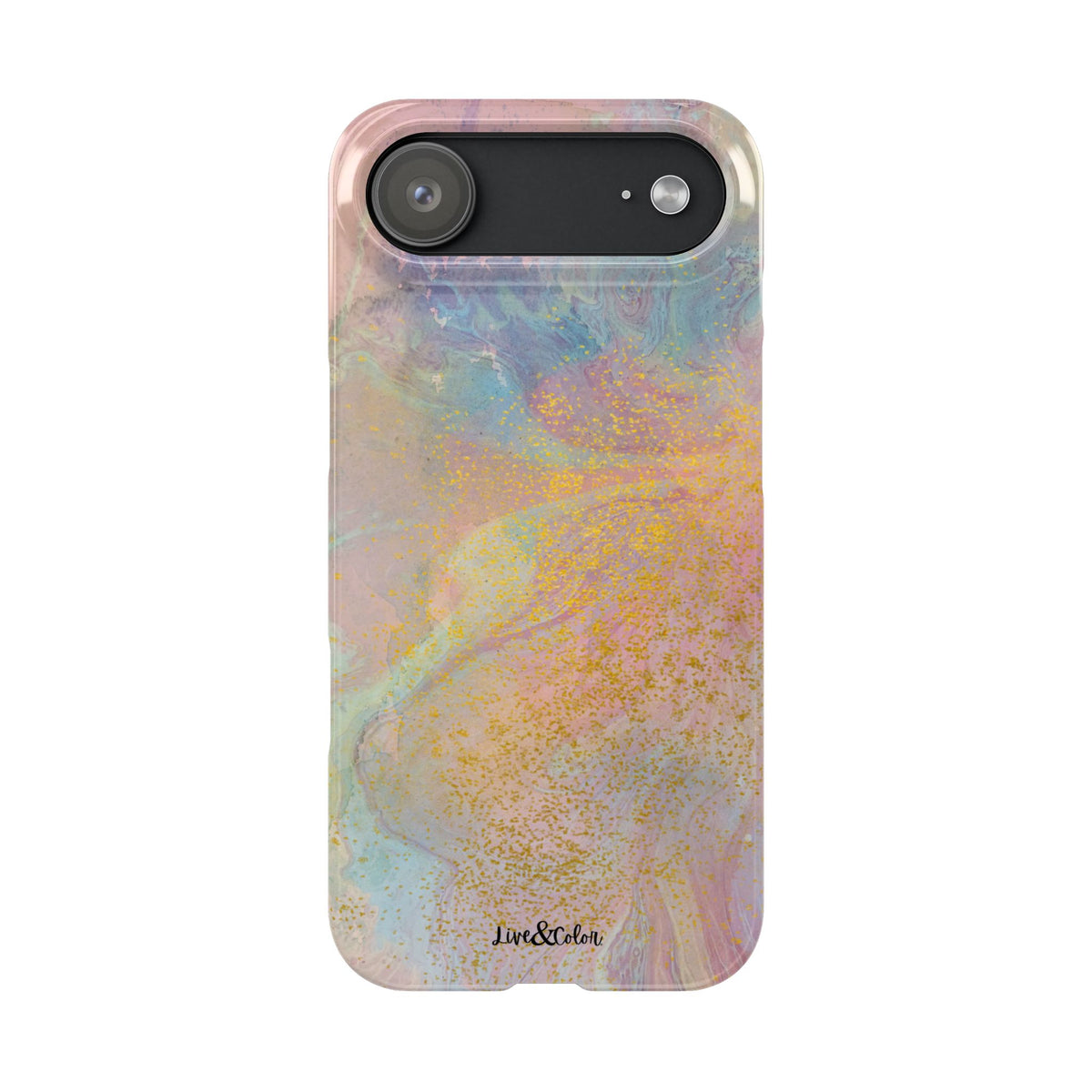 Pastel Abstract Watercolor Slim Phone Case