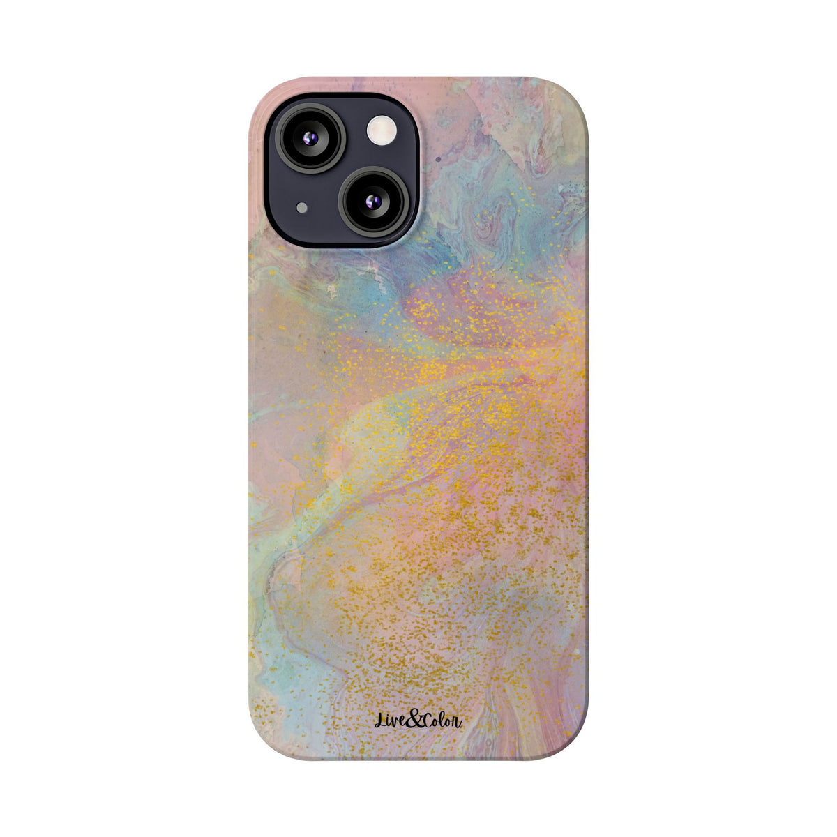 Pastel Abstract Watercolor Slim Phone Case