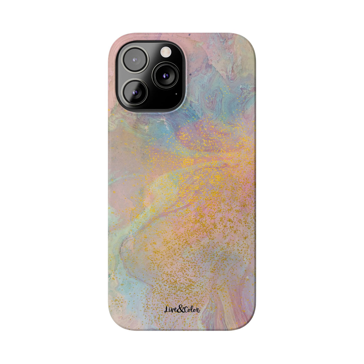 Pastel Abstract Watercolor Slim Phone Case
