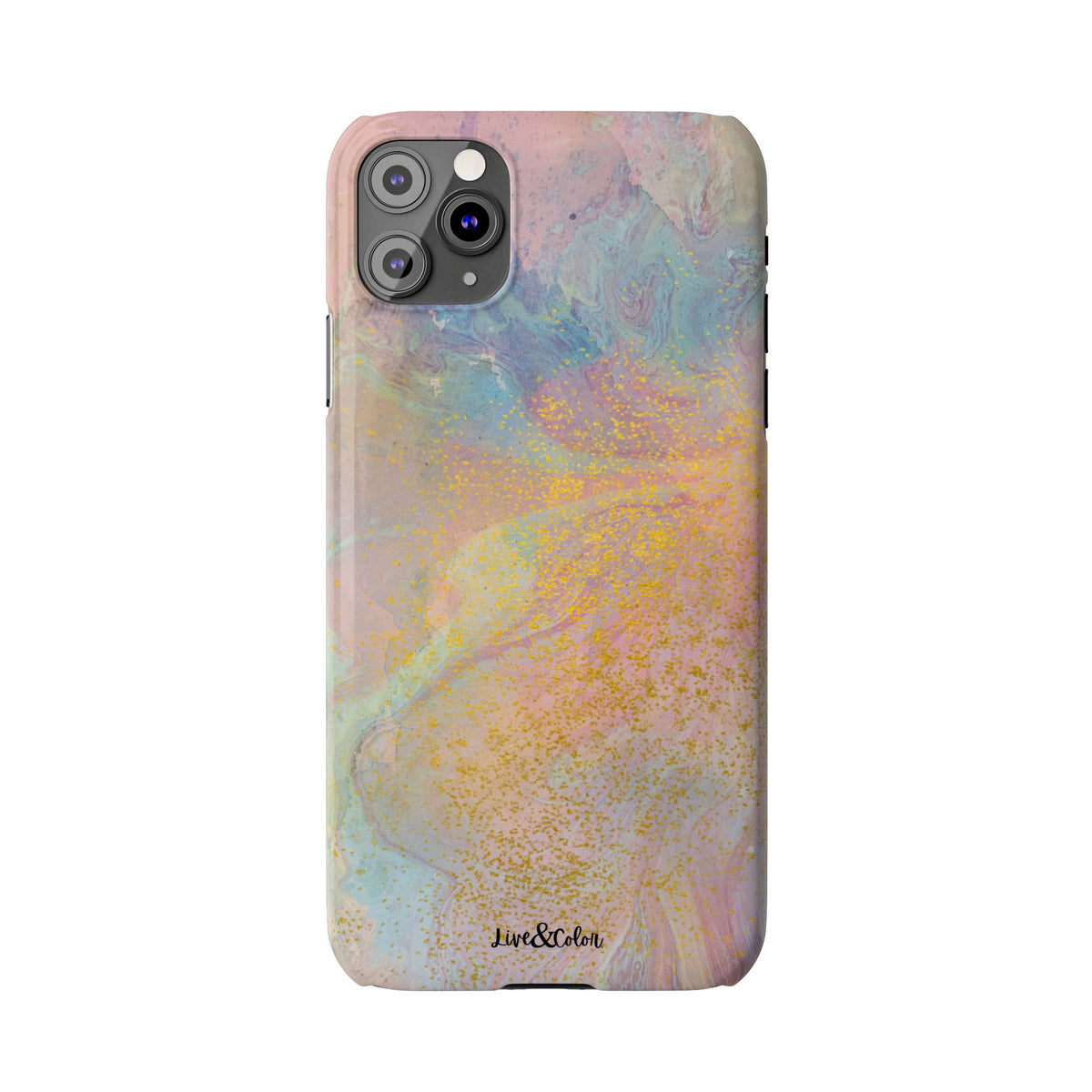 Pastel Abstract Watercolor Slim Phone Case