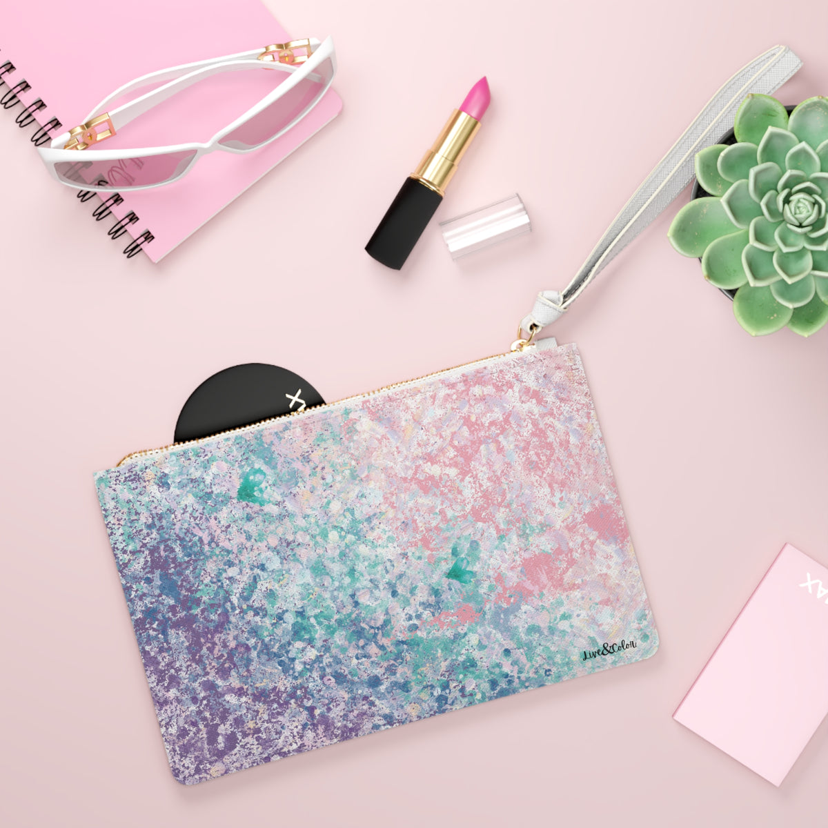 Mermaid Watercolor Clutch (Original)