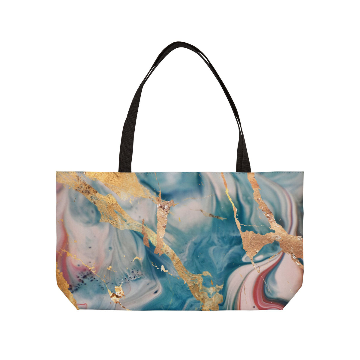 Mystic Gold Foil Weekender Tote Bag