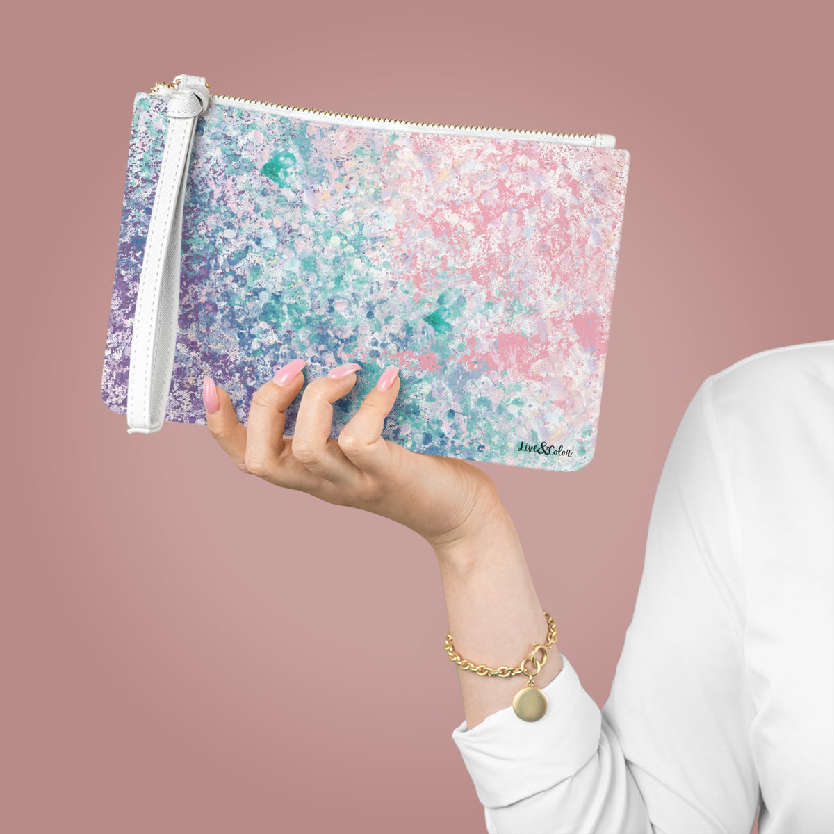Mermaid Watercolor Clutch (Original)