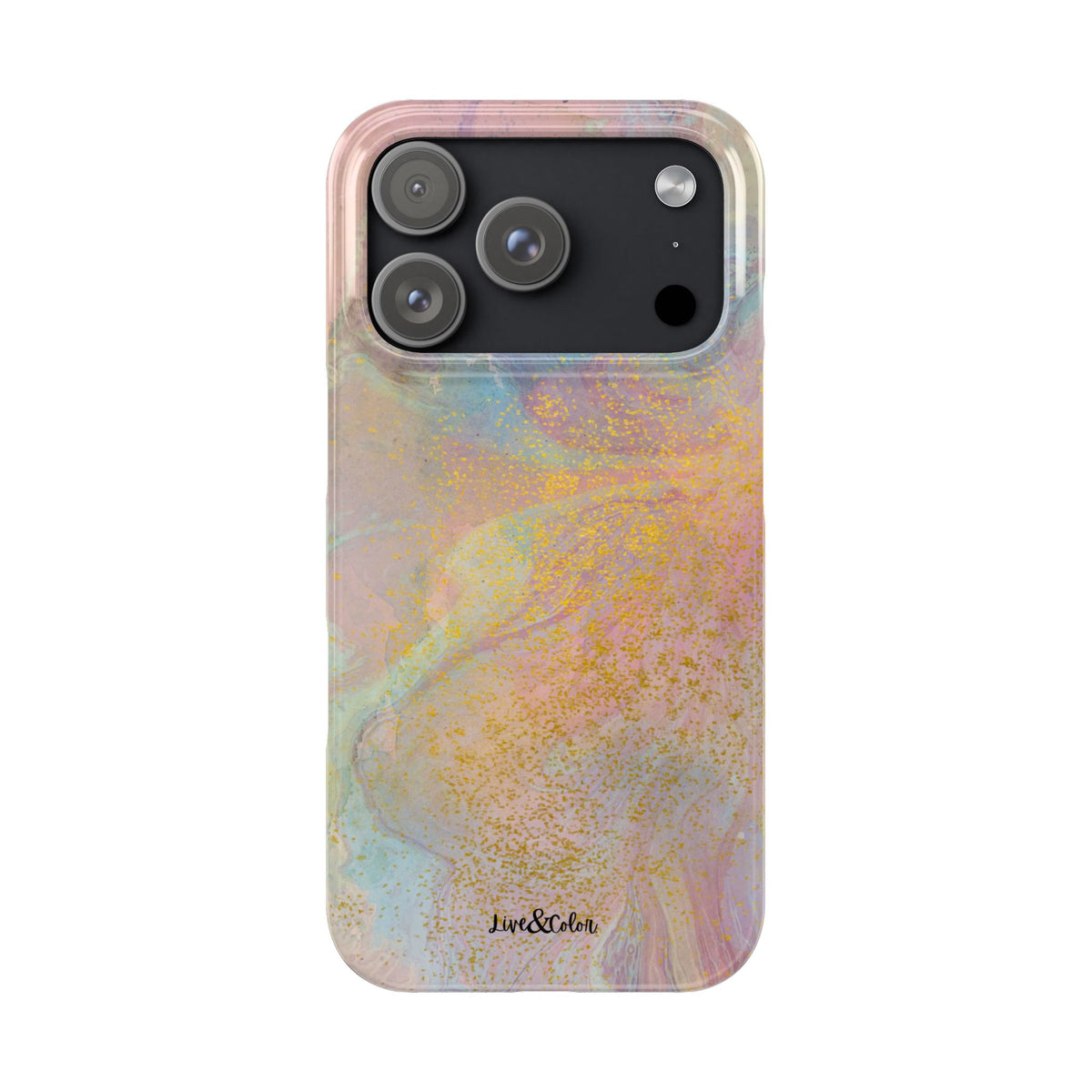 Pastel Abstract Watercolor Slim Phone Case