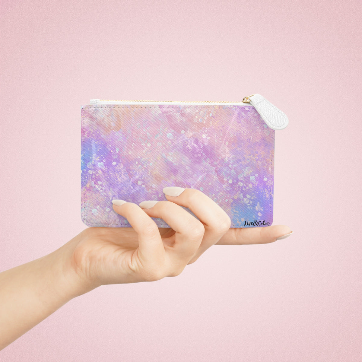 Pastel Galaxy Clutch Bag (Mini)