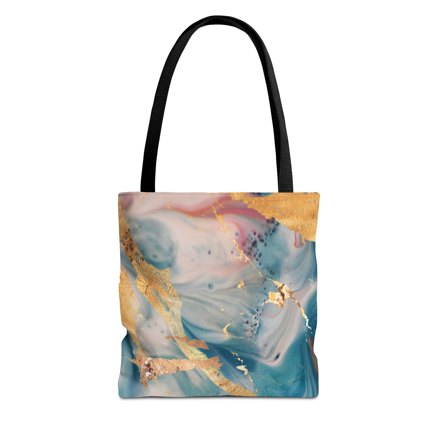 Mystic Gold Foil Watercolor Tote Bag