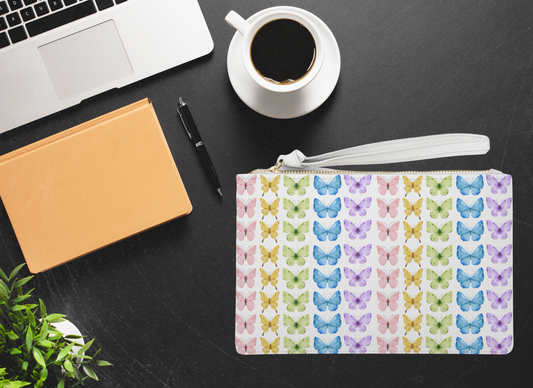 Watercolor Butterflies Stylish Clutch (Original)