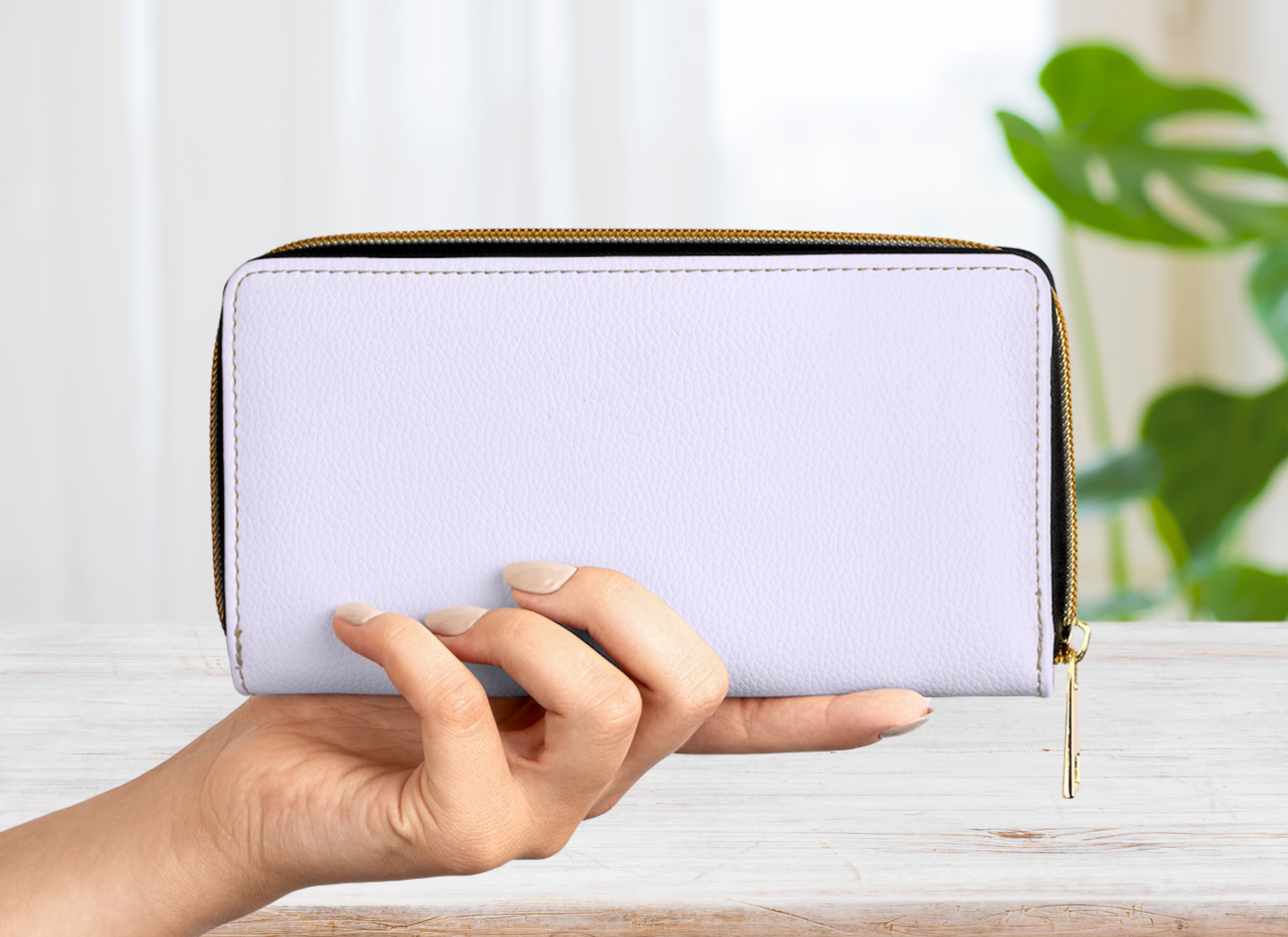 Zipper Wallet Violet