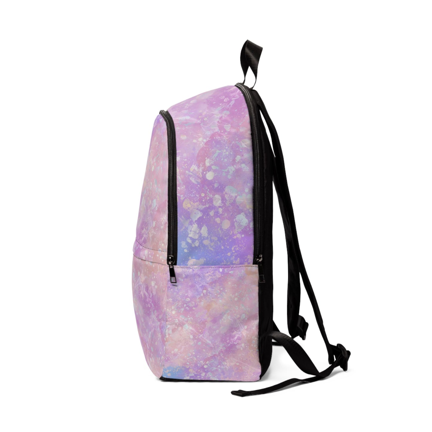 Violet Skies Pink and Purple Fabric Backpack