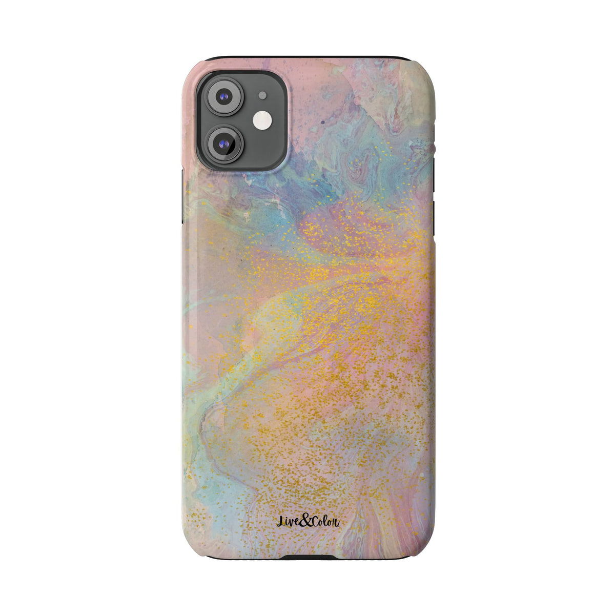 Pastel Abstract Watercolor Slim Phone Case
