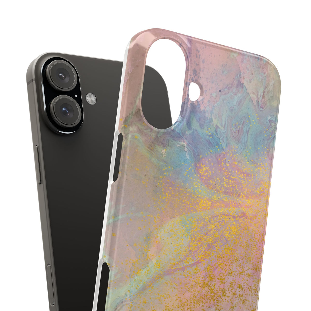 Pastel Abstract Watercolor Slim Phone Case