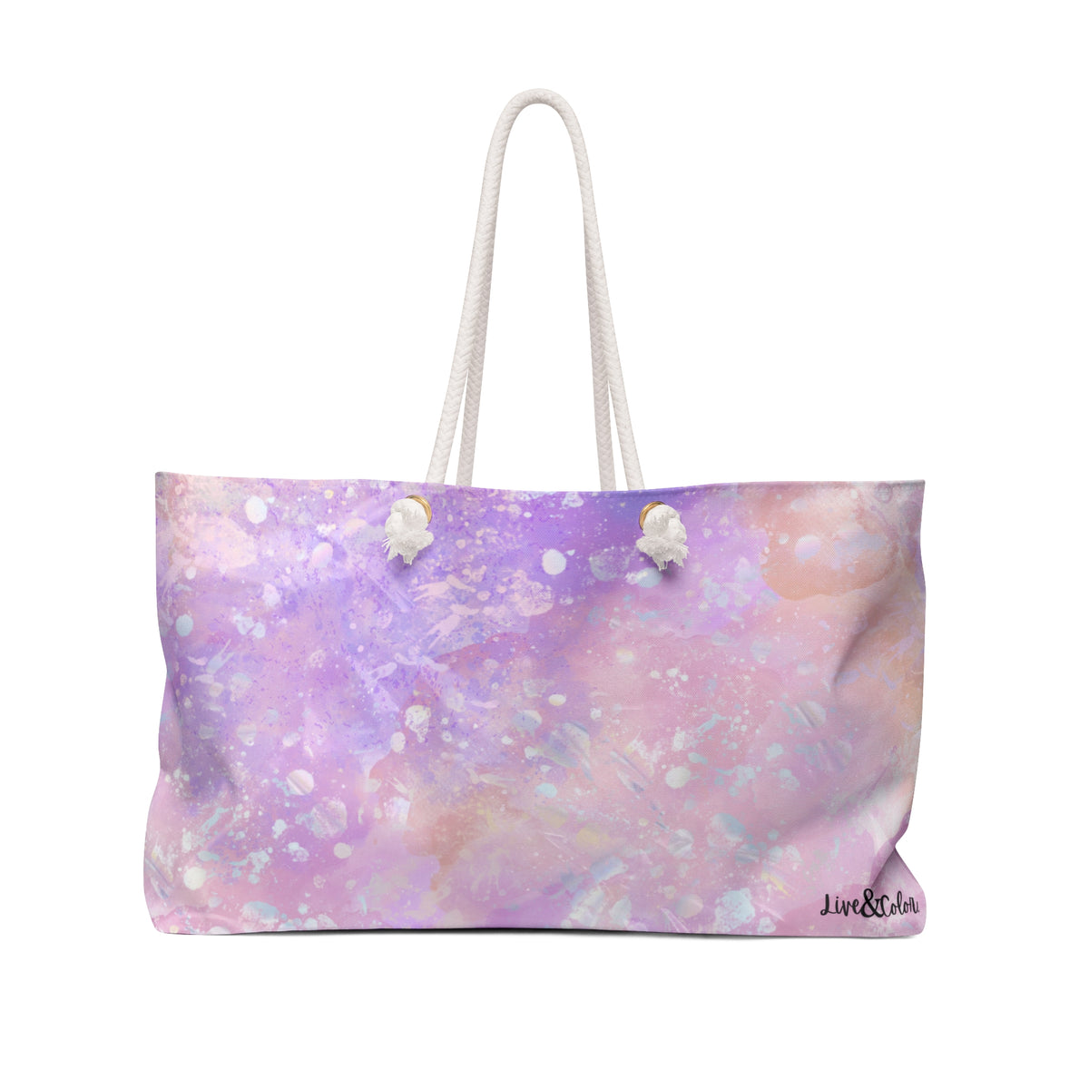 Pastel Galaxy Weekender Bag