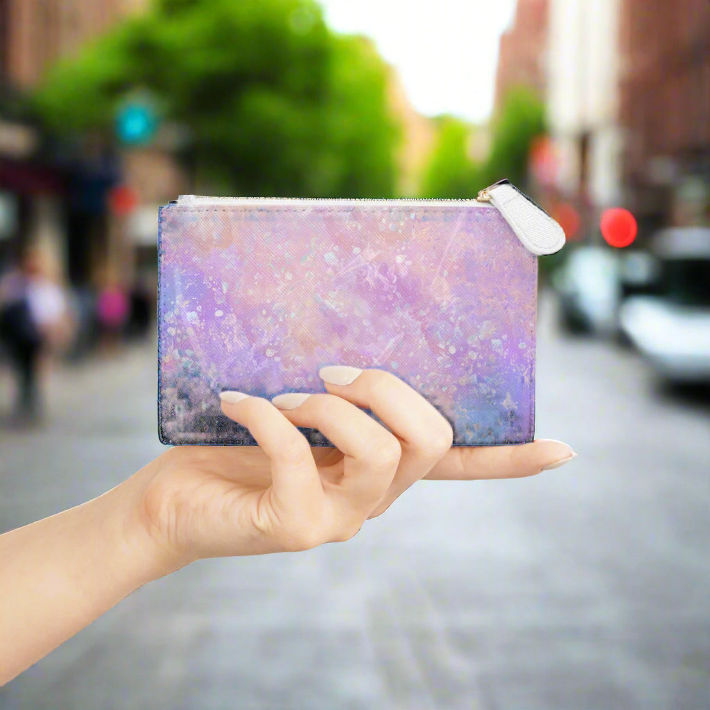 Violet Skies Pink and Purple Clutch Bag (MINI)
