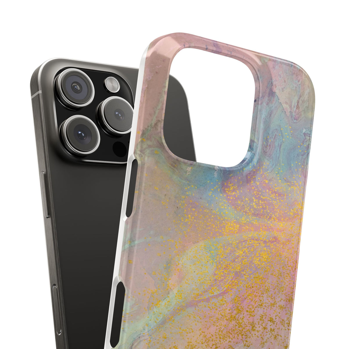 Pastel Abstract Watercolor Slim Phone Case