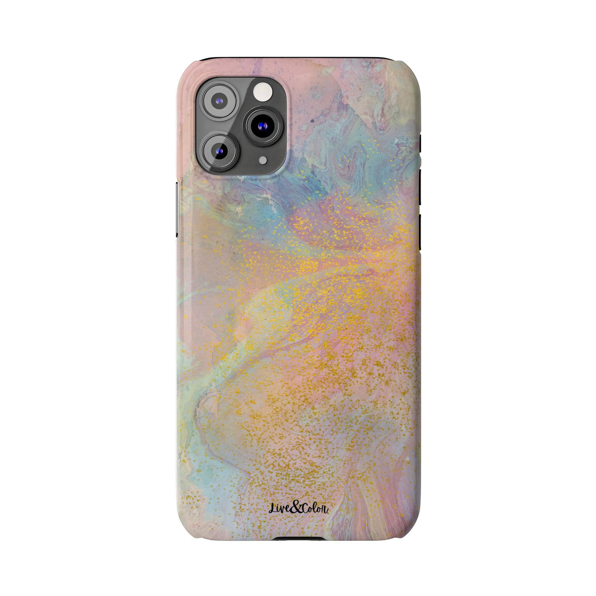 Pastel Abstract Watercolor Slim Phone Case