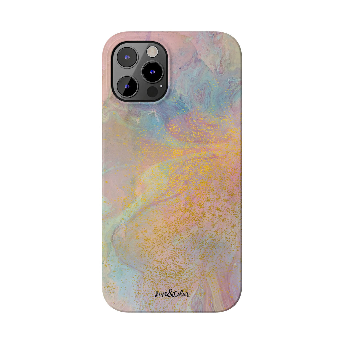 Pastel Abstract Watercolor Slim Phone Case