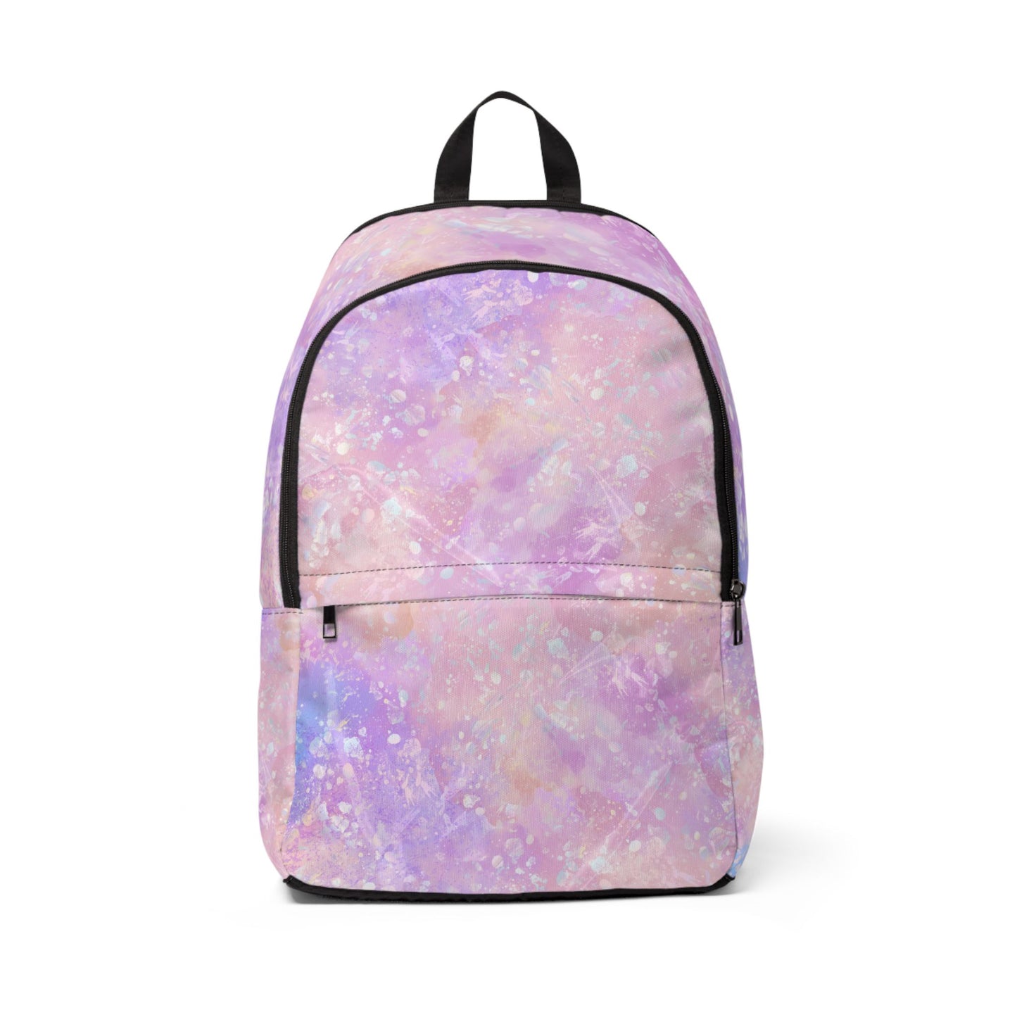 Violet Skies Pink and Purple Fabric Backpack