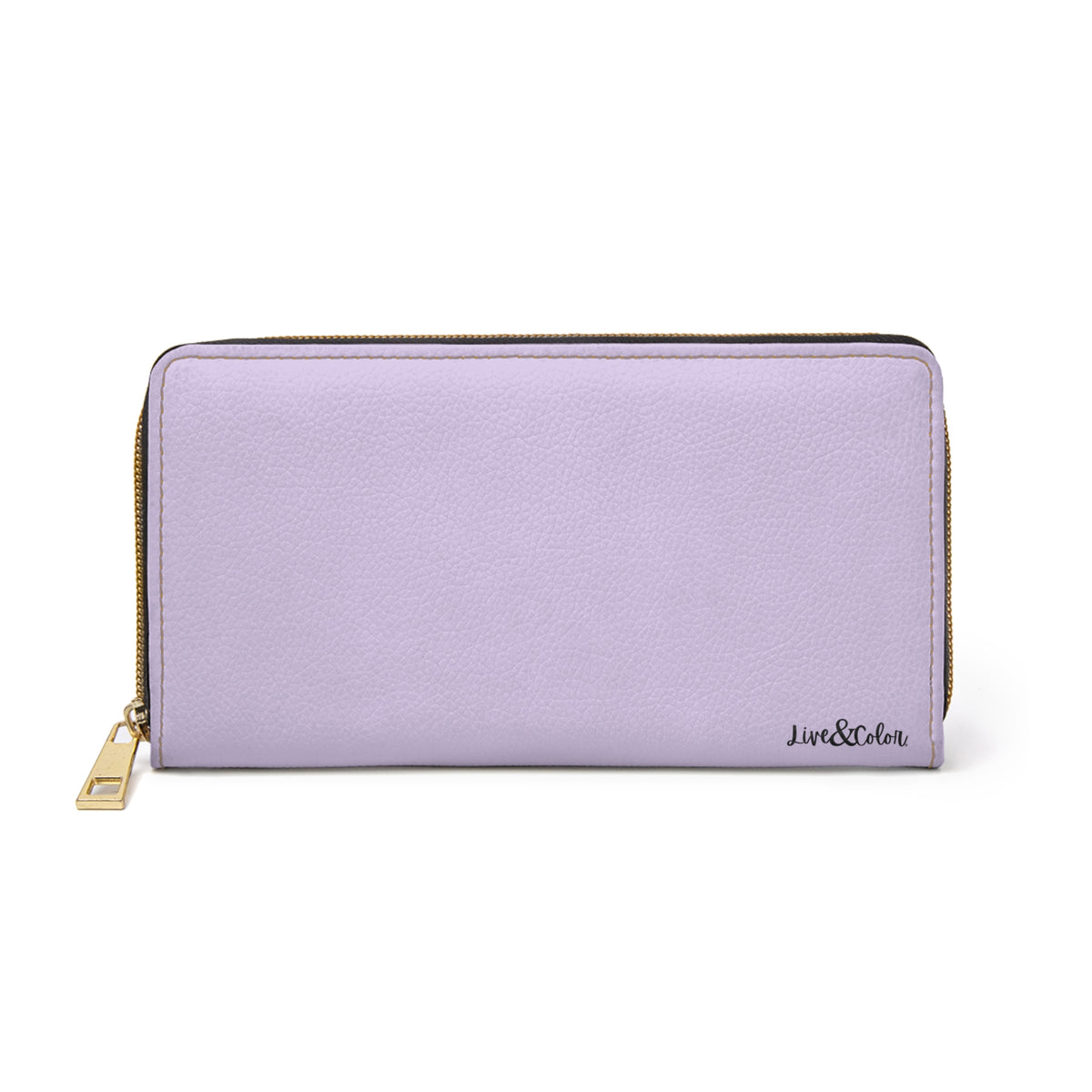Lavender Purple Zipper Wallet