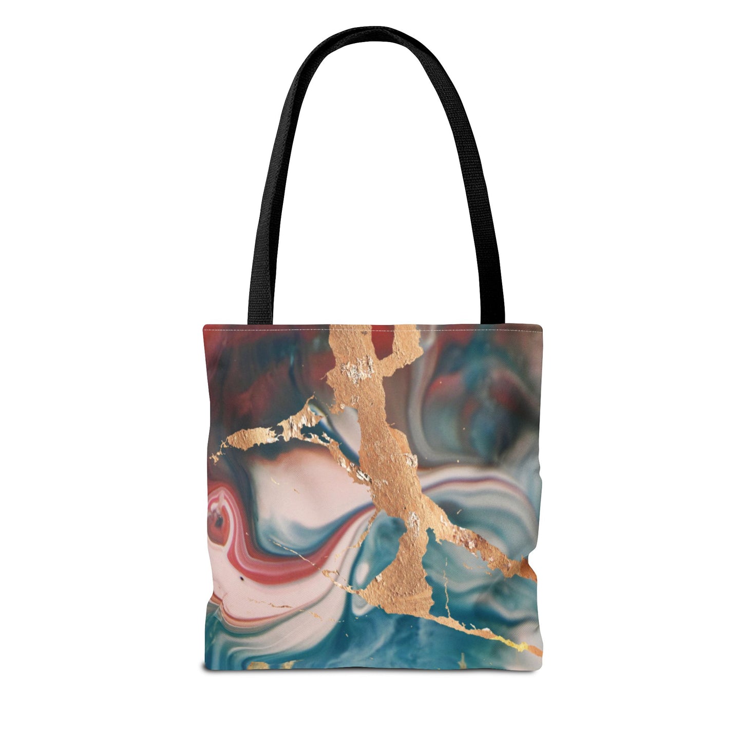 Mystic Gold Foil Watercolor Tote Bag