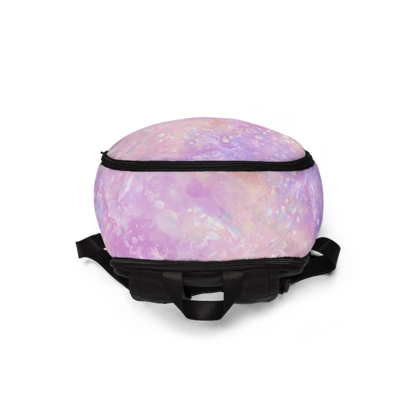 Violet Skies Pink and Purple Fabric Backpack