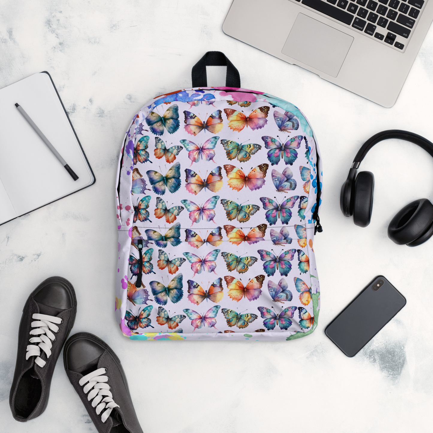 Butterflies Violet Backpack