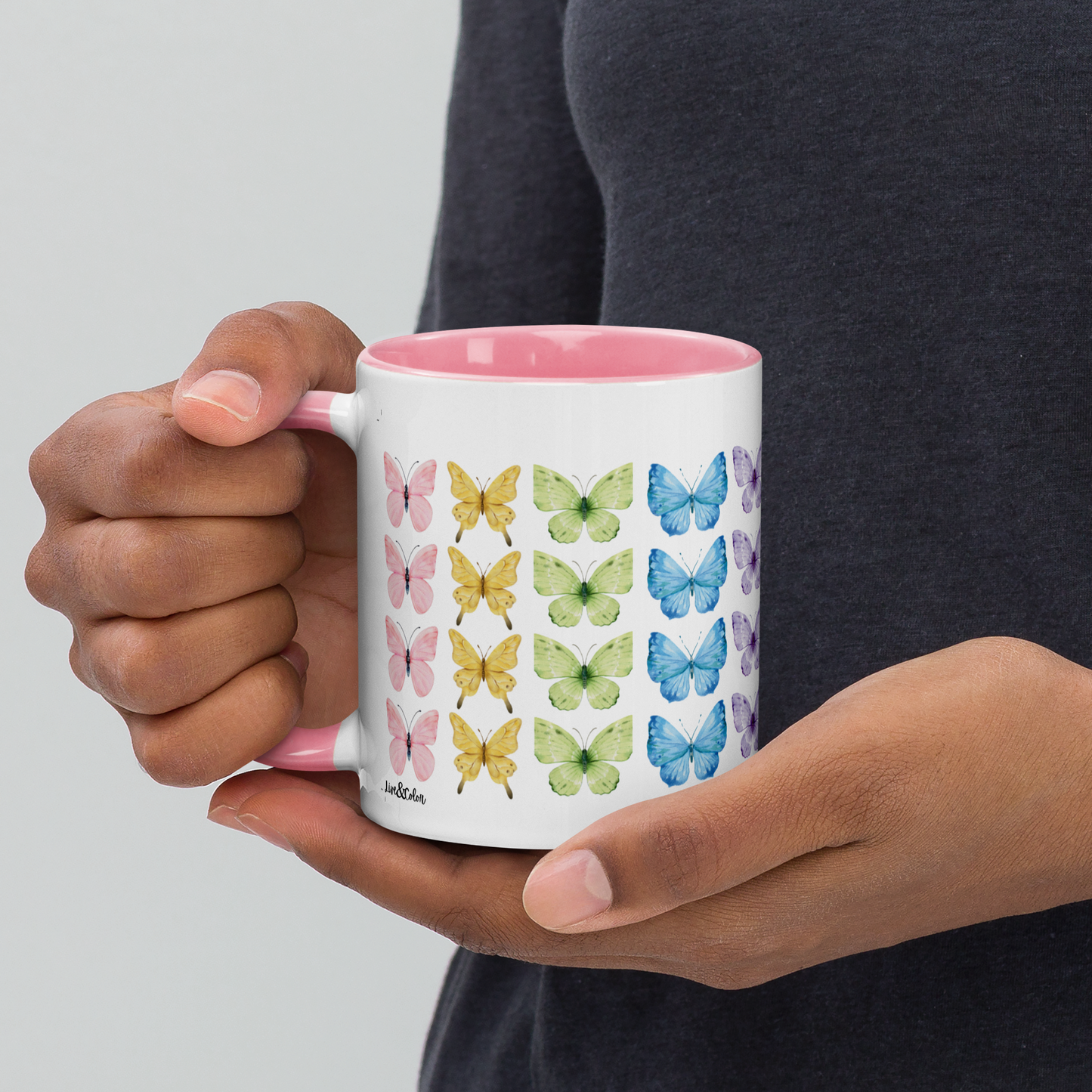 Watercolor Butterflies Mug